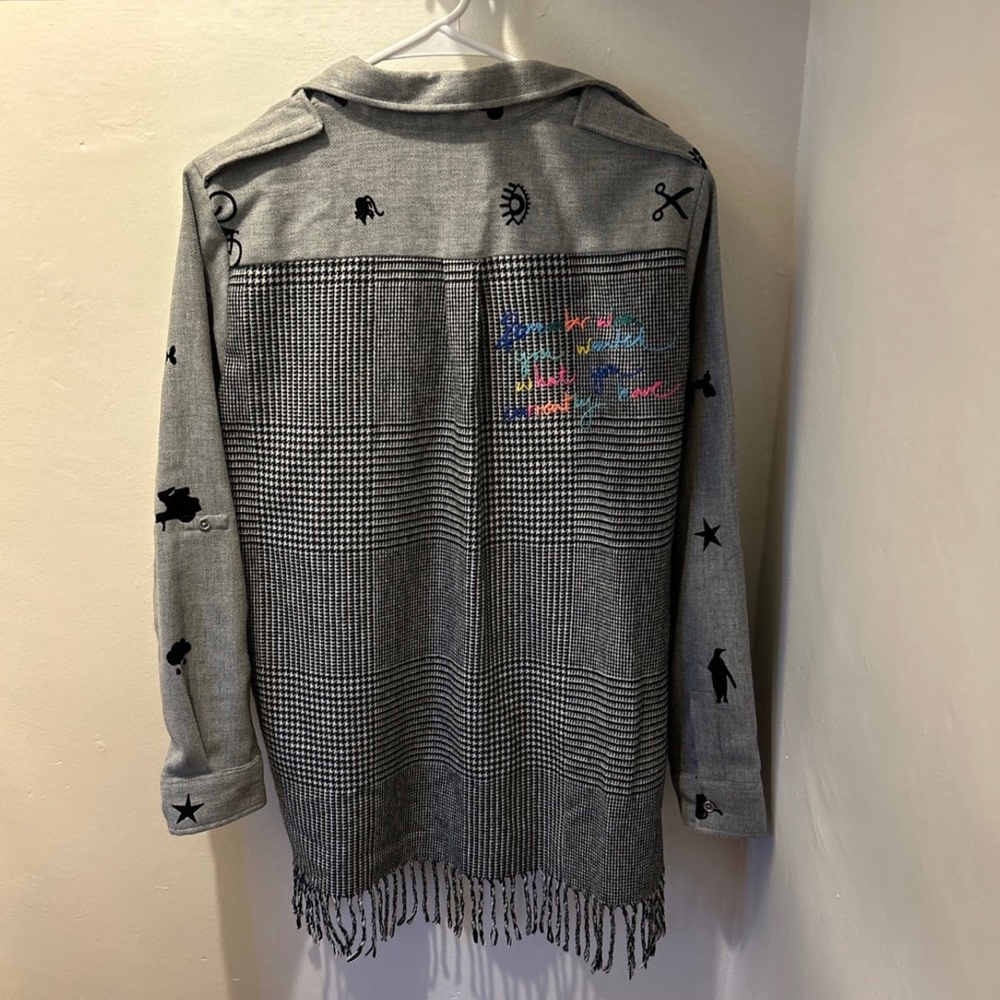 Vilagallo Coat/Jacket “Remember When You Wanted What You Currently Have”